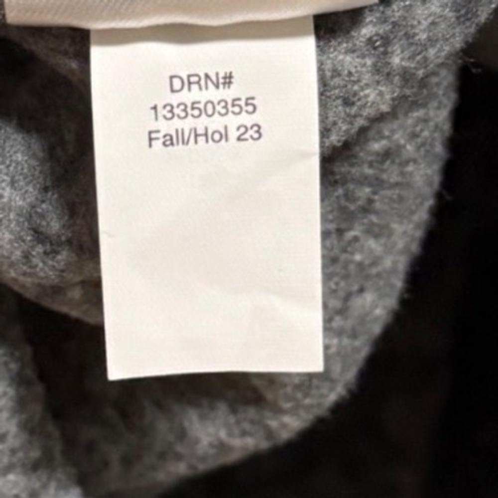 Eddie Bauer Mens Quest 1/4 Zip Fleece Pullover Charcoal Heather Gray S - Picture 5 of 6